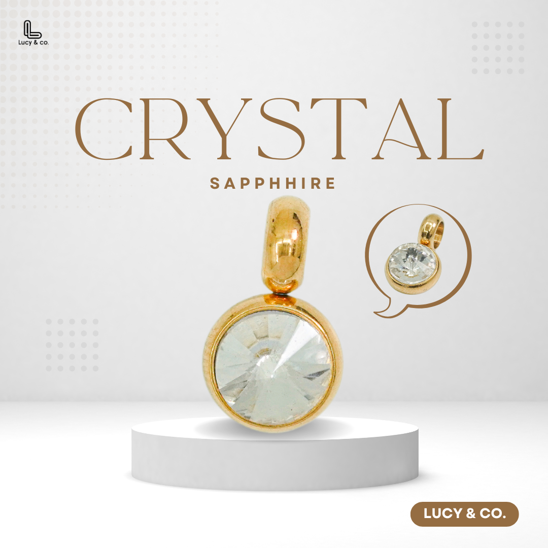 Crystal Shappire Charm
